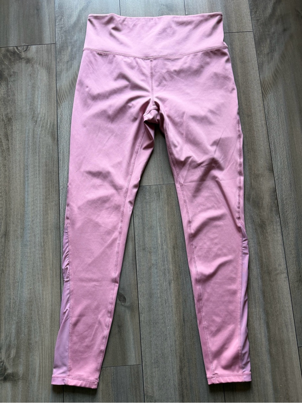 ANTONIO MELANI Blush Pink High-Waist Fitted leggings Bottoms
